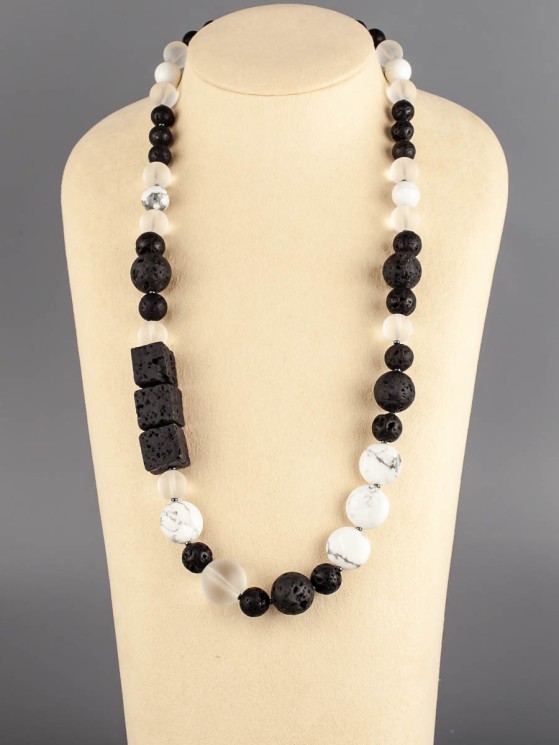 Бусы из лавы "Роскошь" 10-208