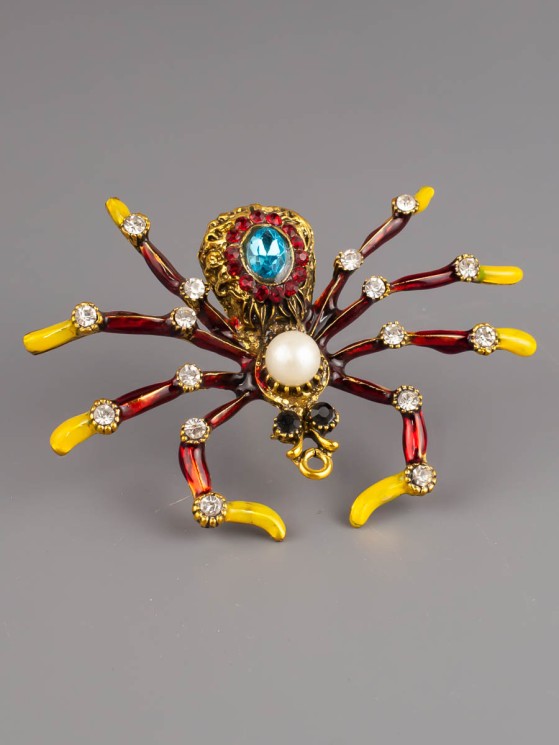 Брошь-кулон "Паучок" бшс-5143