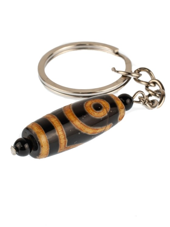 Брелок из агата "Дзи 2 Глаза" БРК-833