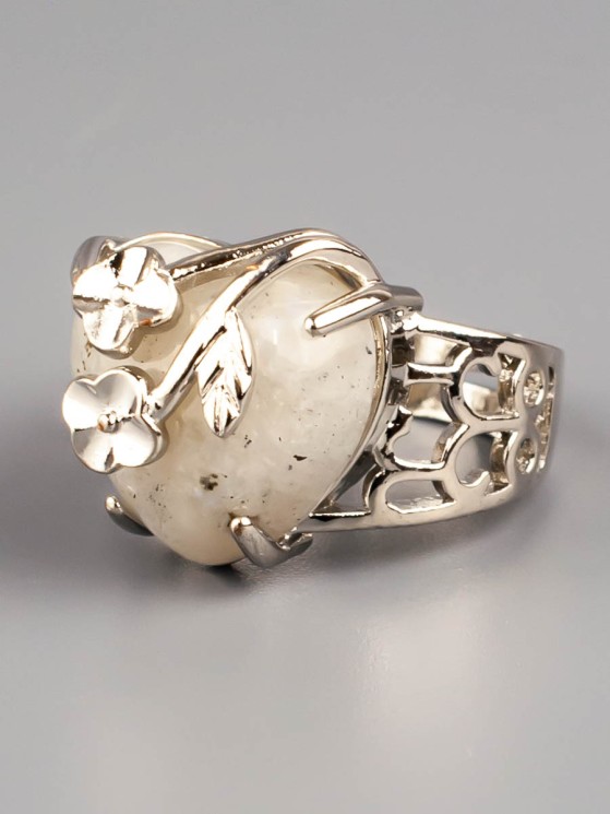 Кольцо из кварца "Райский сад" 04-835