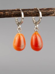 Серьги из кошачьего глаза "Адажио" 03-1741