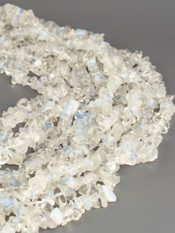 Бусины из лунного камня "Галтовка" 01-798