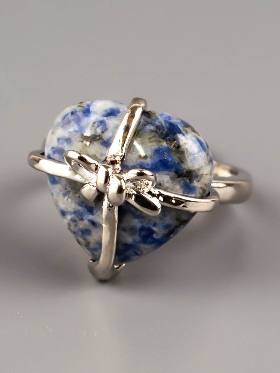 Кольцо из содалита "Радость" 04-642