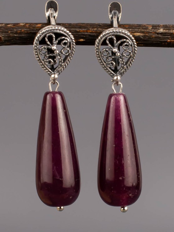 Серьги из кварца "Адажио" 03-1556