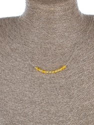 Колье с цитрином "Нежность" 01-473