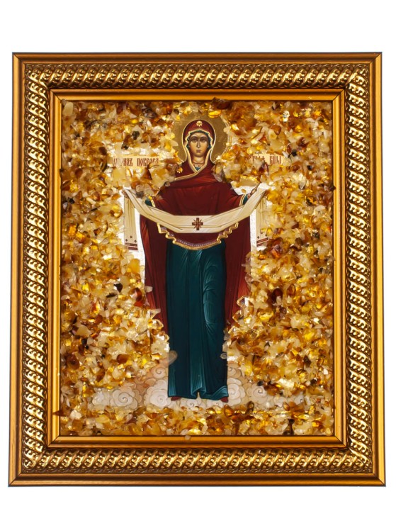 Икона Покров Пресвятой Богородицы пдв-347