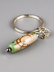Брелок из агата "Дзи Колесо Фортуны" БРК-1005