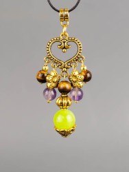 Кулон-оберег со шнурком  "3 Хранителя - на Здоровье" пд-1091