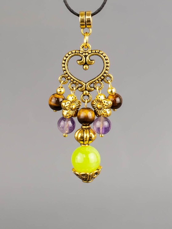 Кулон-оберег со шнурком  "3 Хранителя - на Здоровье" пд-1091