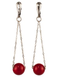 Серьги из иск. коралла "Нега" 03-322
