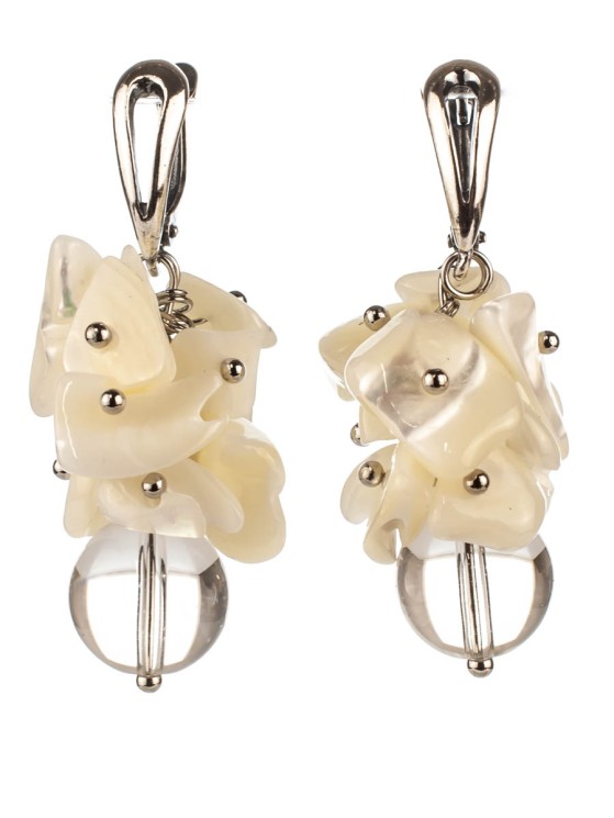 Серьги из перламутра "Мелодия" 03-554