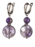 Серьги из аметиста "Мадлена" 03-1347