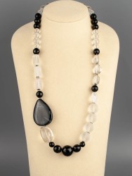 Бусы из агата "Звездный путь" 10-205