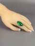 Кольцо из им. малахита "Элегант" 04-743