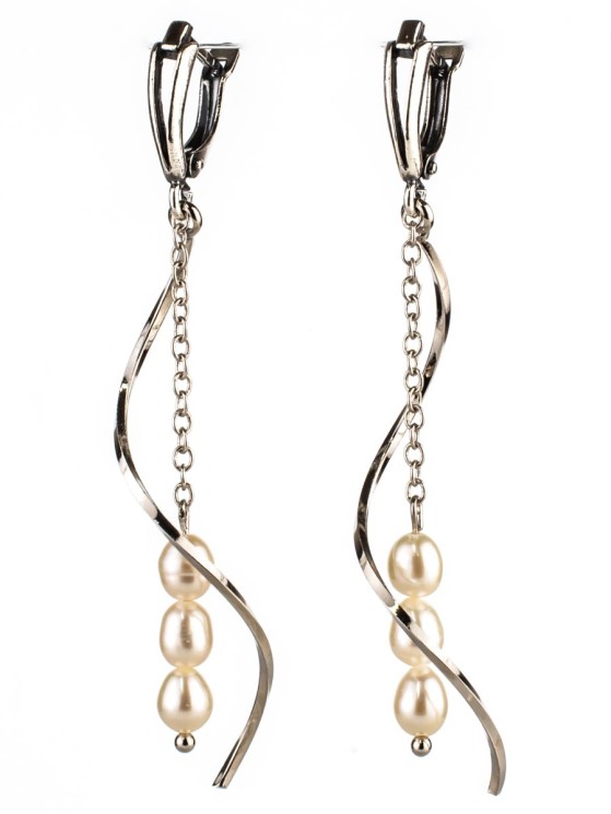 Серьги из жемчуга "Шарлиз" 03-275
