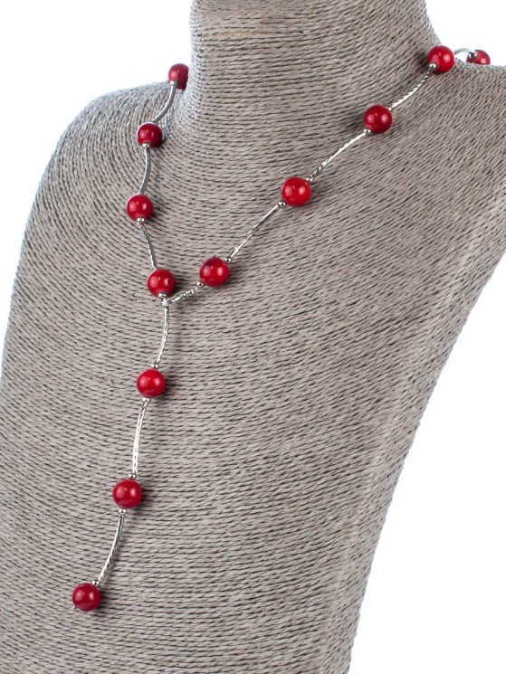 Бусы из иск. коралла «Обольщение» П11611