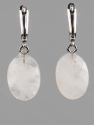 Серьги из розового кварца "Эвридика" 03-1168