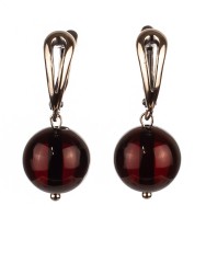 Серьги из янтаря "Классика 12" 03-1221