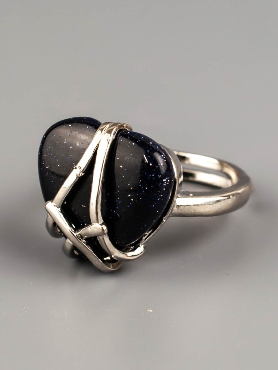 Кольцо из авантюрина "Радость" 04-646