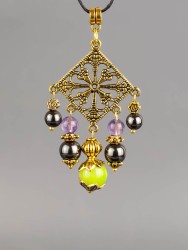 Кулон-оберег со шнурком  "3 Хранителя - Овен" пд-1093