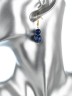 Серьги из содалита "Дарина" с9836