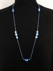 Бусы из кварца "Сердце океана" 10-212