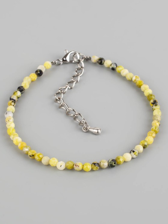 Браслет жадеит "Сияние" 02-668