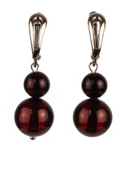 Серьги из янтаря "Дарина" 03-1223