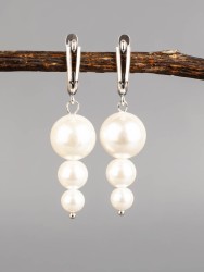 Серьги из жемчуга майорка "Капель" с8927