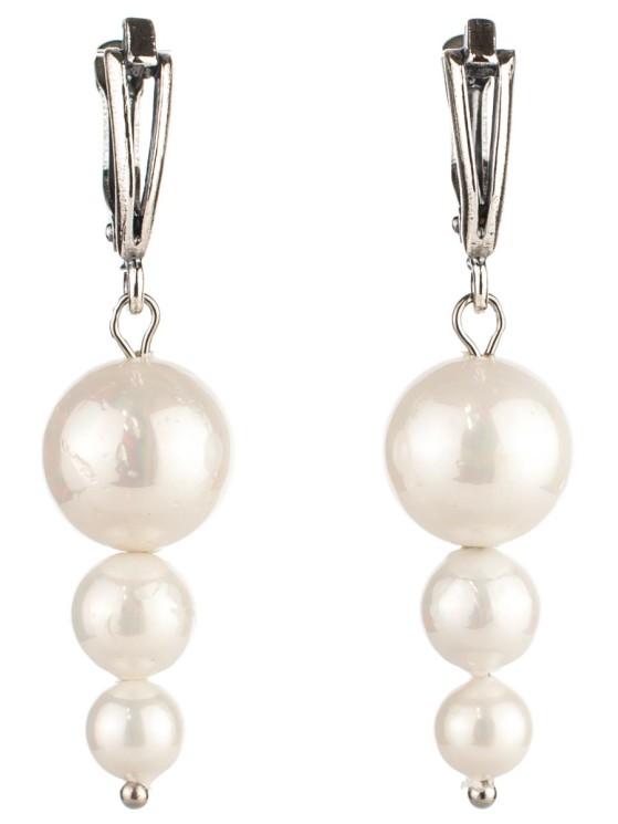 Серьги из жемчуга майорка "Капель" с8927