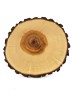 Тарелка сервировочная из дерева ива d 21-23 см, толщина 20-25 мм ПС-057