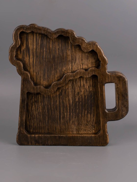 Менажница из дерева дуб 18-19 см 54-086