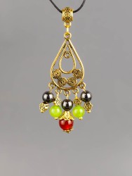 Кулон-оберег со шнурком  "3 Хранителя - Рак" пд-1095