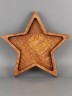 Тарелка из дерева дуб 25х25 см "Звезда" 54-194