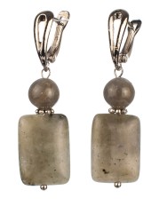 Серьги из лабрадора "Мадлена" 03-1351