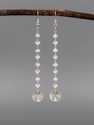 Серьги из хрусталя "Карамель" 03-1696