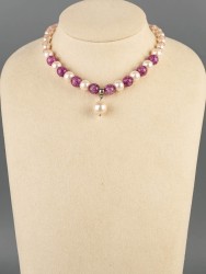 Чокер с жемчугом Майорка "Неженка" 01-1310