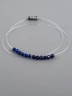 Колье с лазуритом "Нежность" 01-480