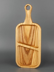 Менажница из дерева ясень 14х35 см 54-002