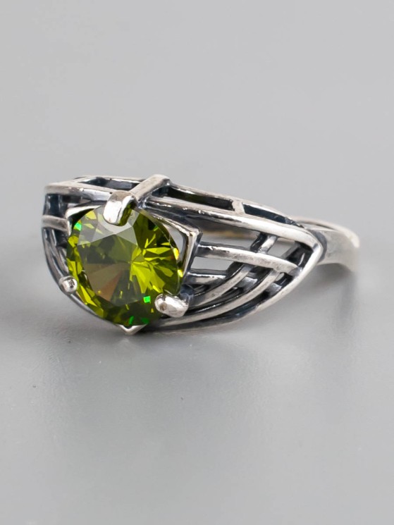 Кольцо из фианита "Изольда" кг-209-ФНО