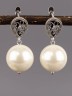 Серьги из жемчуга Майорка "Классика 16" 03-1559