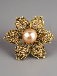 Брошь из жемчуга Майорка "Сияние" бшс-5147
