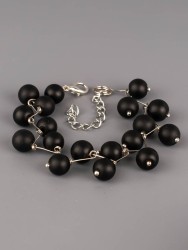 Браслет из шунгита "Ёлочка" 02-1048