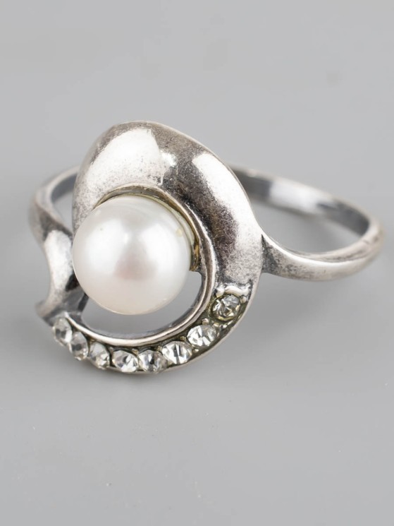 Кольцо из жемчуг "Музыка" кг-980-ЖМБ 