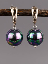 Серьги из жемчуга Майорка "Классика 16" 03-1560