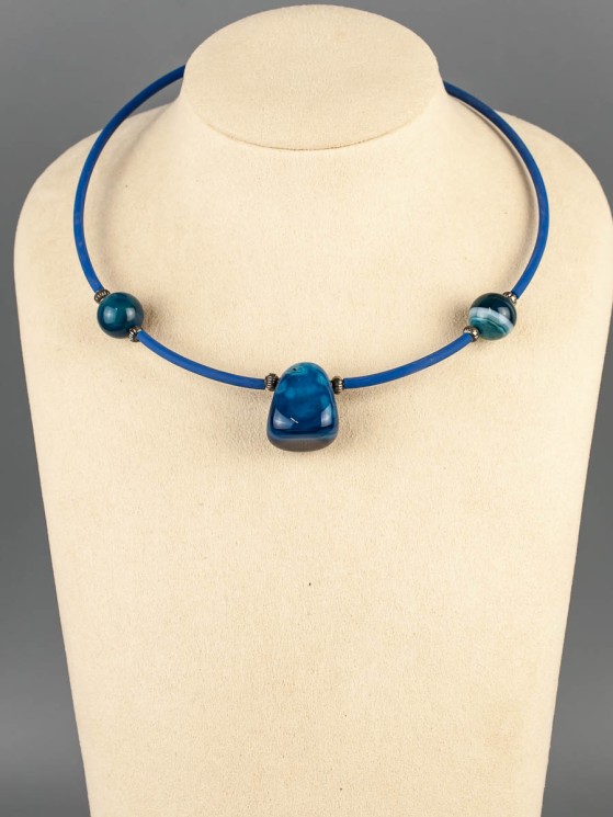 Колье из агата "Модерн" 01-1312