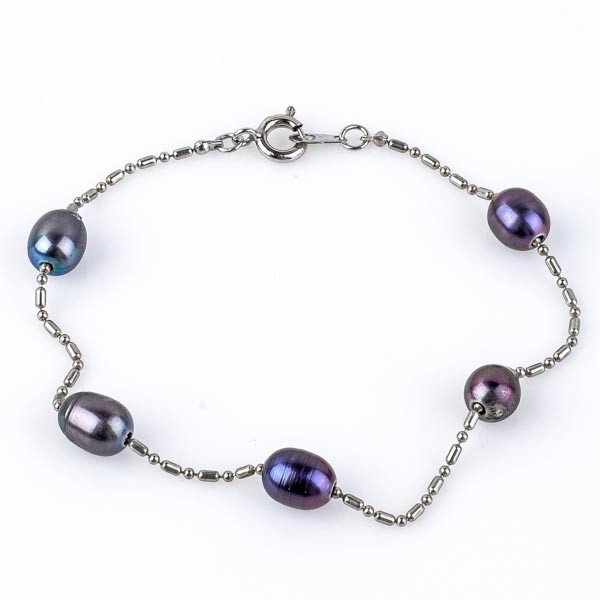 Браслет "Маргарита" Жемчуг, арт. бНЖМ-7(6)-20-2-6