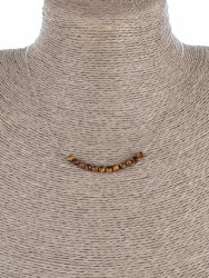 Колье с тигровым глазом "Нежность" 01-484