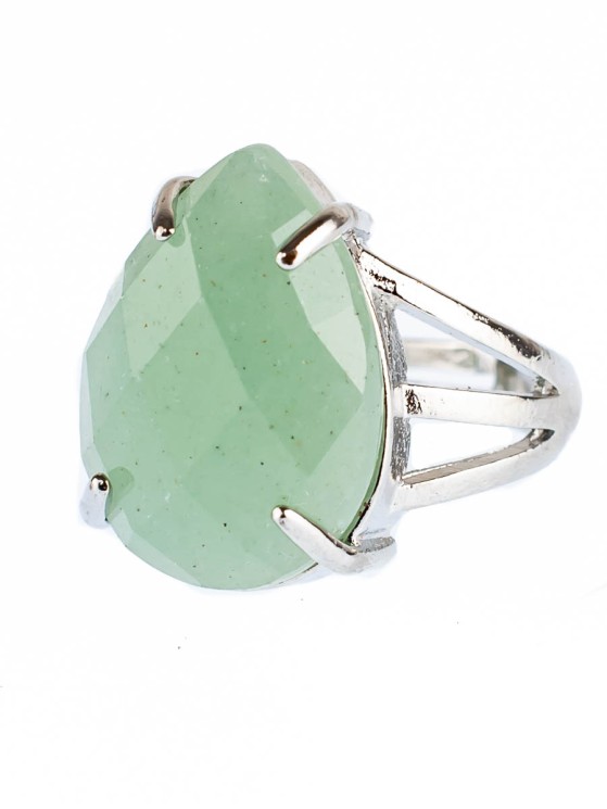 Кольцо из нефрита "Шик" 04-257