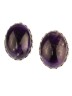 Серьги из аметиста "Любовь" сг-087-АМ